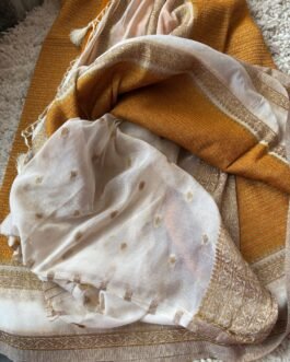 Banaras Khadi Georgette Saree
