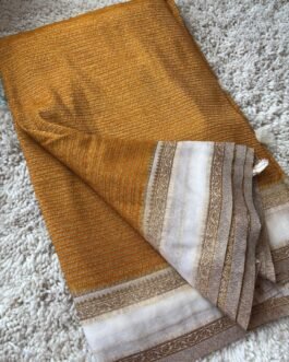 Banaras Khadi Georgette Saree