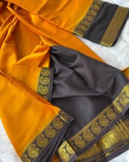 Semi Mysore Crepe Silk Sarees