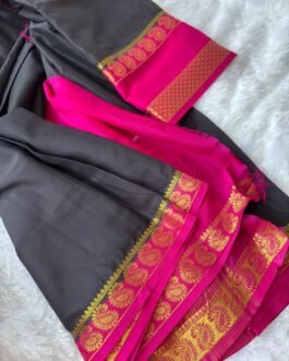 Semi Mysore Crepe Silk Sarees