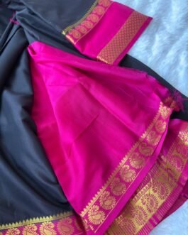 Semi Mysore Crepe Silk Sarees