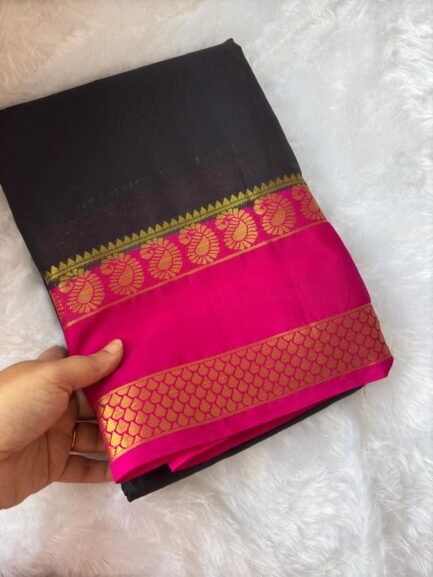 Semi Mysore Crepe Silk Sarees