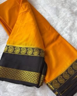 Semi Mysore Crepe Silk Sarees