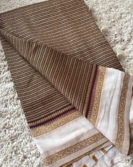 Banaras Khadi Georgette Saree