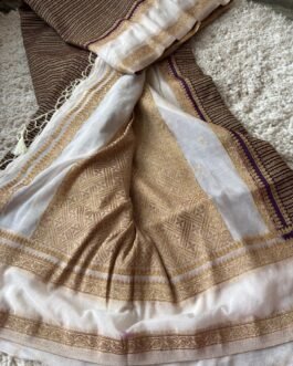 Banaras Khadi Georgette Saree
