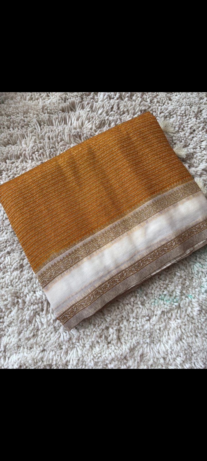 Banaras Khadi Georgette Saree