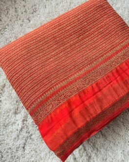 Banaras Khadi Georgette Saree