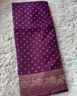 Premium Banaras Crepe Silk Saree