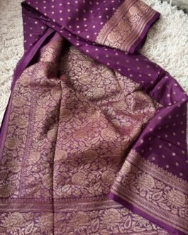 Premium Banaras Crepe Silk Saree