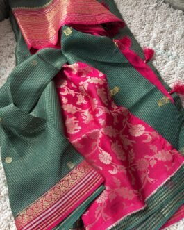 Traditional Small Checks Munga Silks