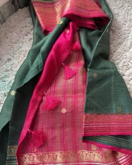 Traditional Small Checks Munga Silks