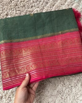 Traditional Small Checks Munga Silks