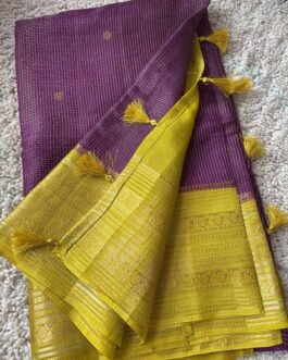 Traditional Small Checks Munga Silks