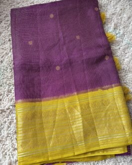 Traditional Small Checks Munga Silks