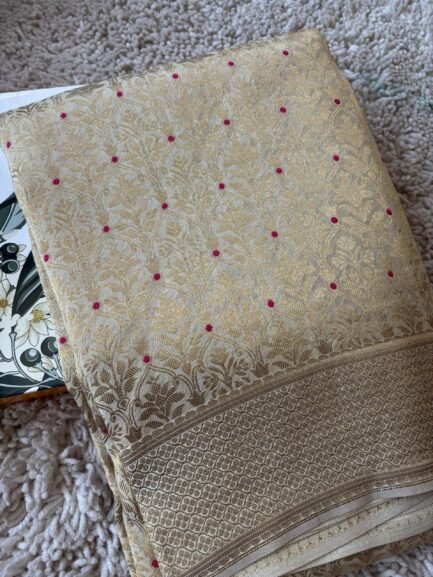 Pure Brocade Crape Silk Saree