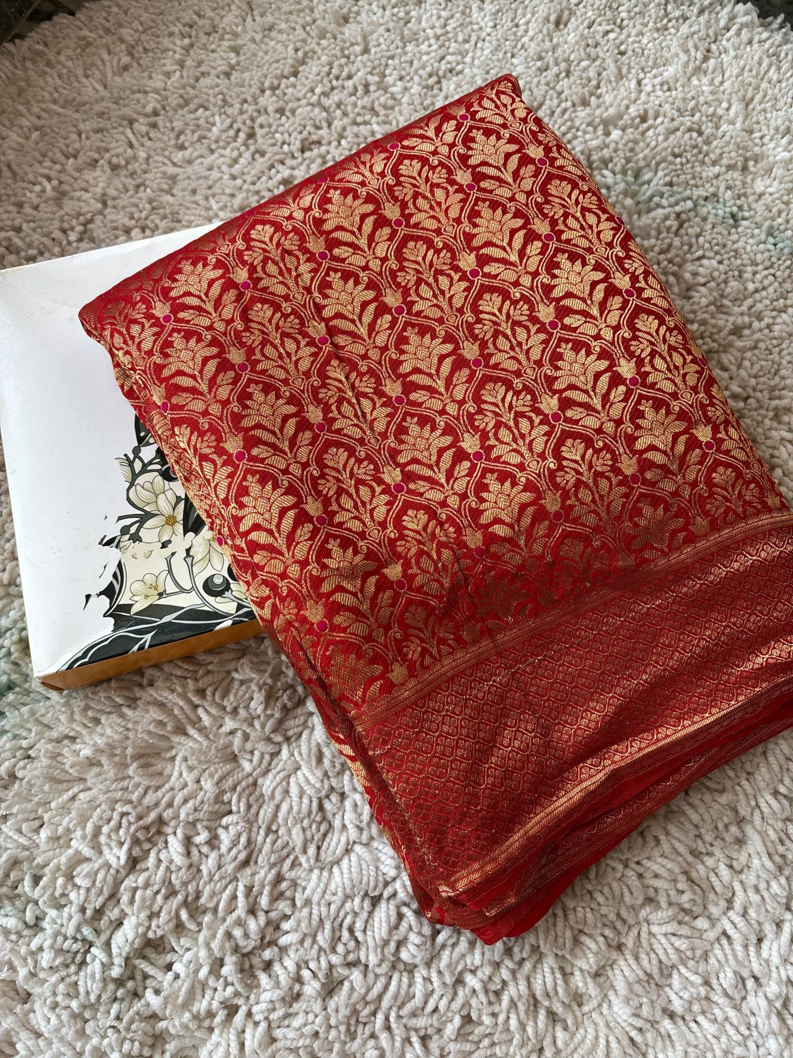 Pure Brocade Crape Silk Saree