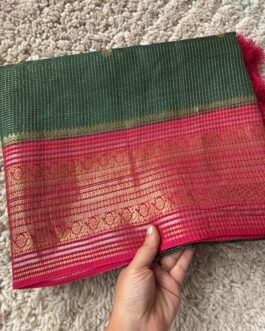 Traditional Small Checks Munga Silks