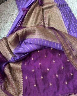 Banaras Semi Khadi Georgette Saree