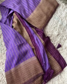 Banaras Semi Khadi Georgette Saree