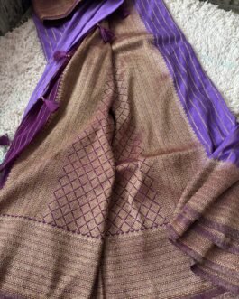 Banaras Semi Khadi Georgette Saree