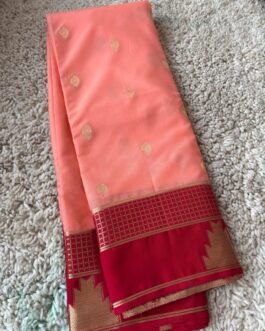 Semi Mysore Crepe Silk Sarees