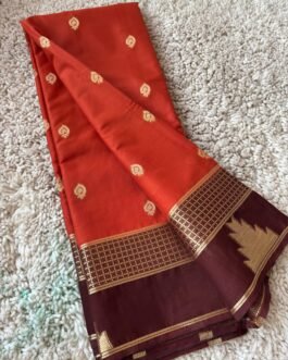 Semi Mysore Crepe Silk Sarees