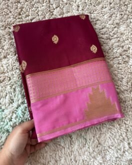 Semi Mysore Crepe Silk Sarees