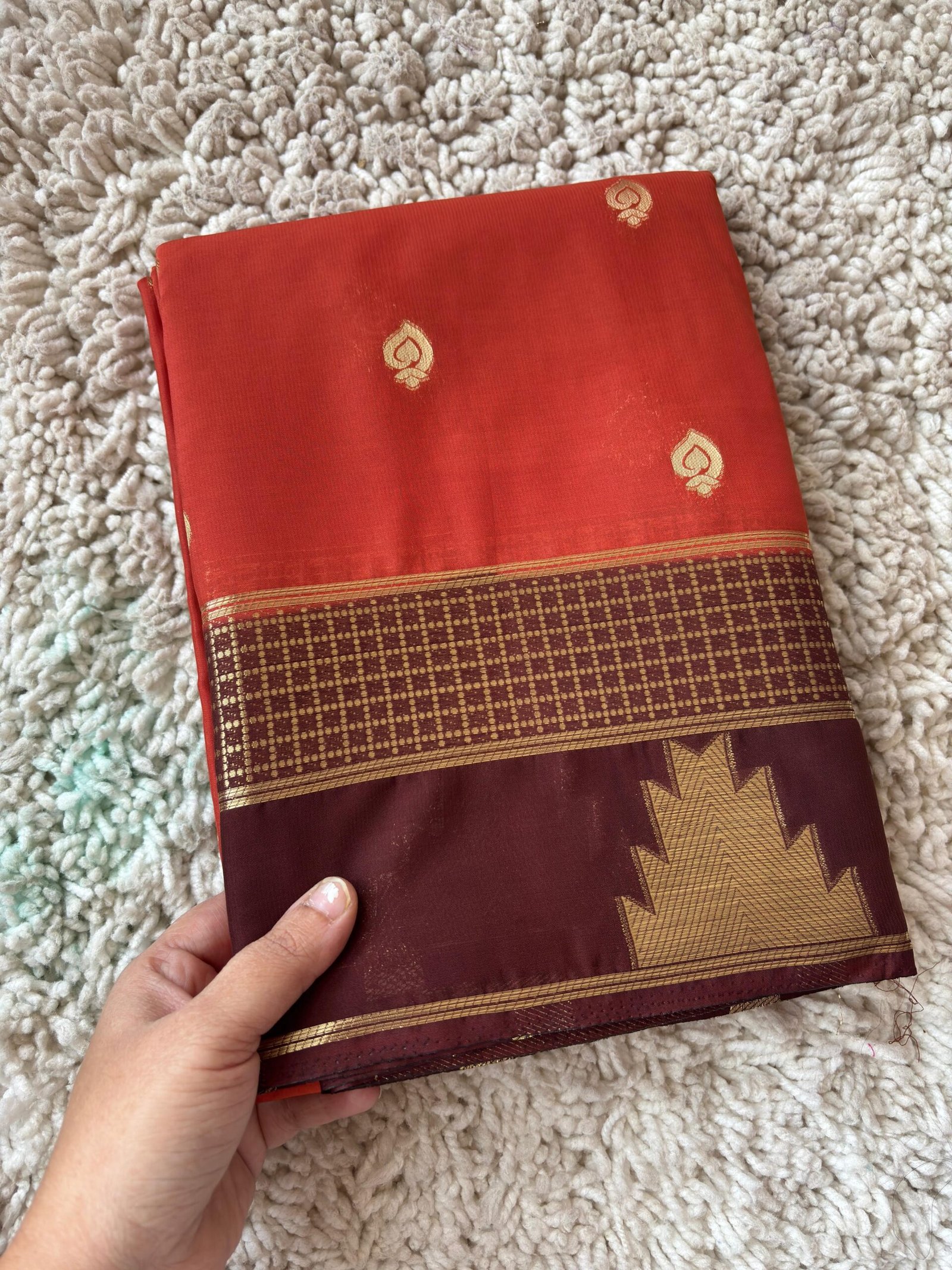 Semi Mysore Crepe Silk Sarees