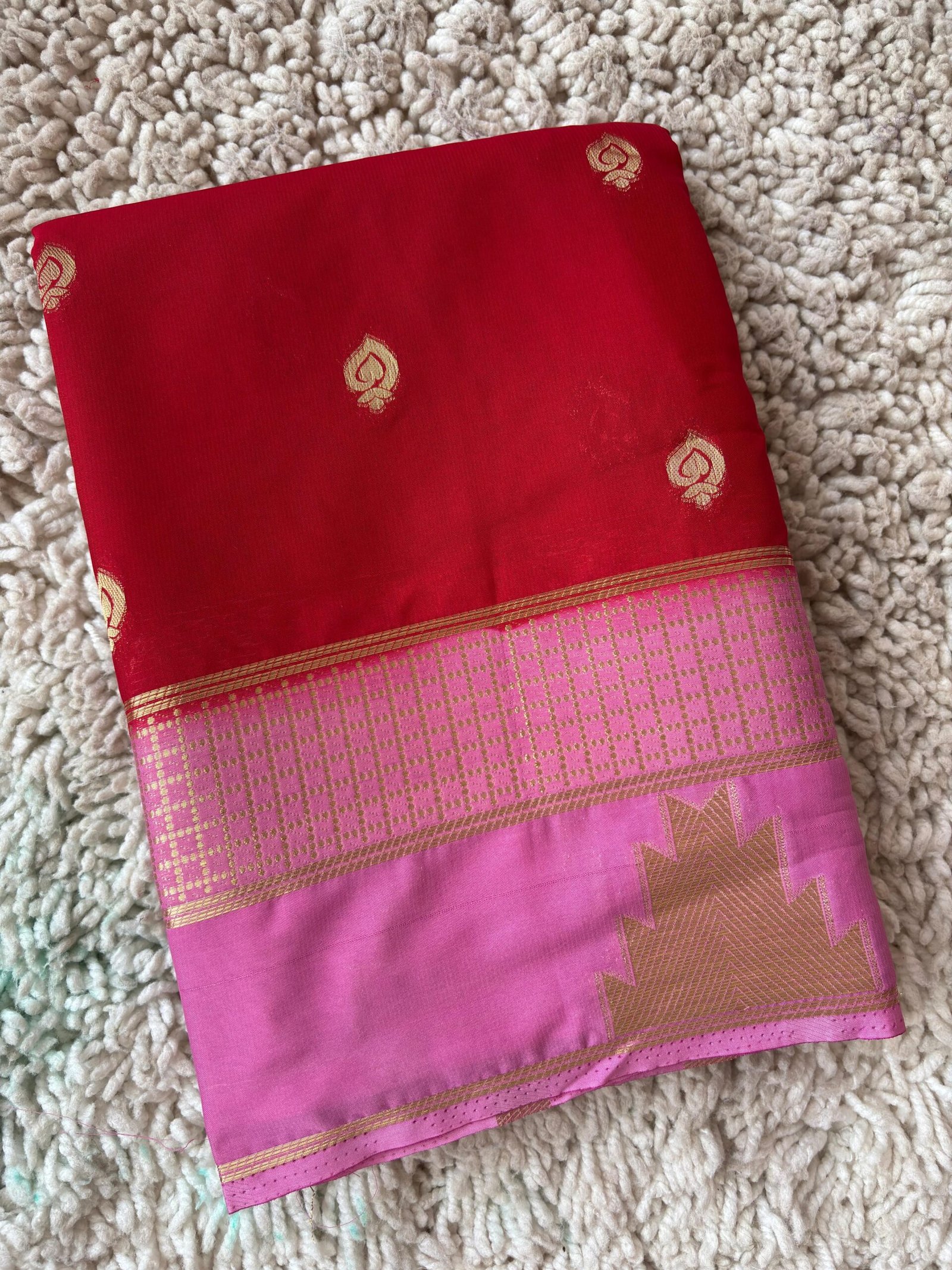 Semi Mysore Crepe Silk Sarees