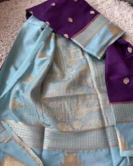 Semi Mysore Crepe Silk Sarees