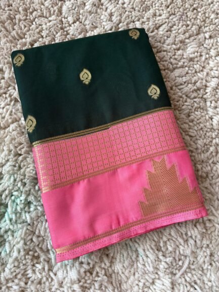 Semi Mysore Crepe Silk Sarees