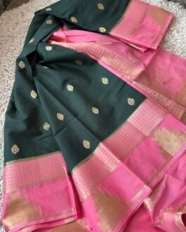 Semi Mysore Crepe Silk Sarees