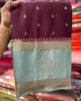 Semi Mysore Crepe Silk Saree