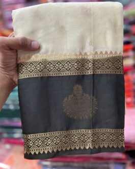 Semi Mysore Crepe Silk Saree