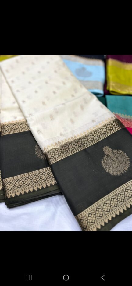 Semi Mysore Crepe Silk Saree