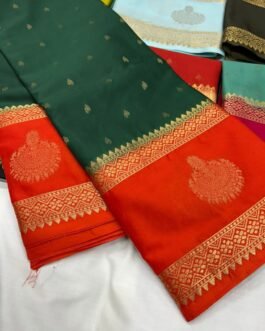 Semi Mysore Crepe Silk Saree