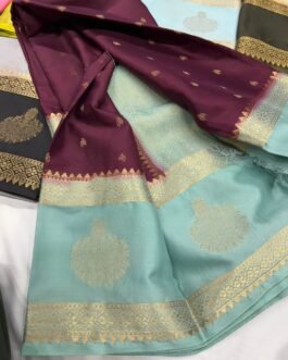Semi Mysore Crepe Silk Saree