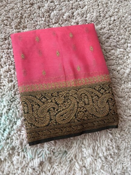 Banaras Khadi Georgette Saree