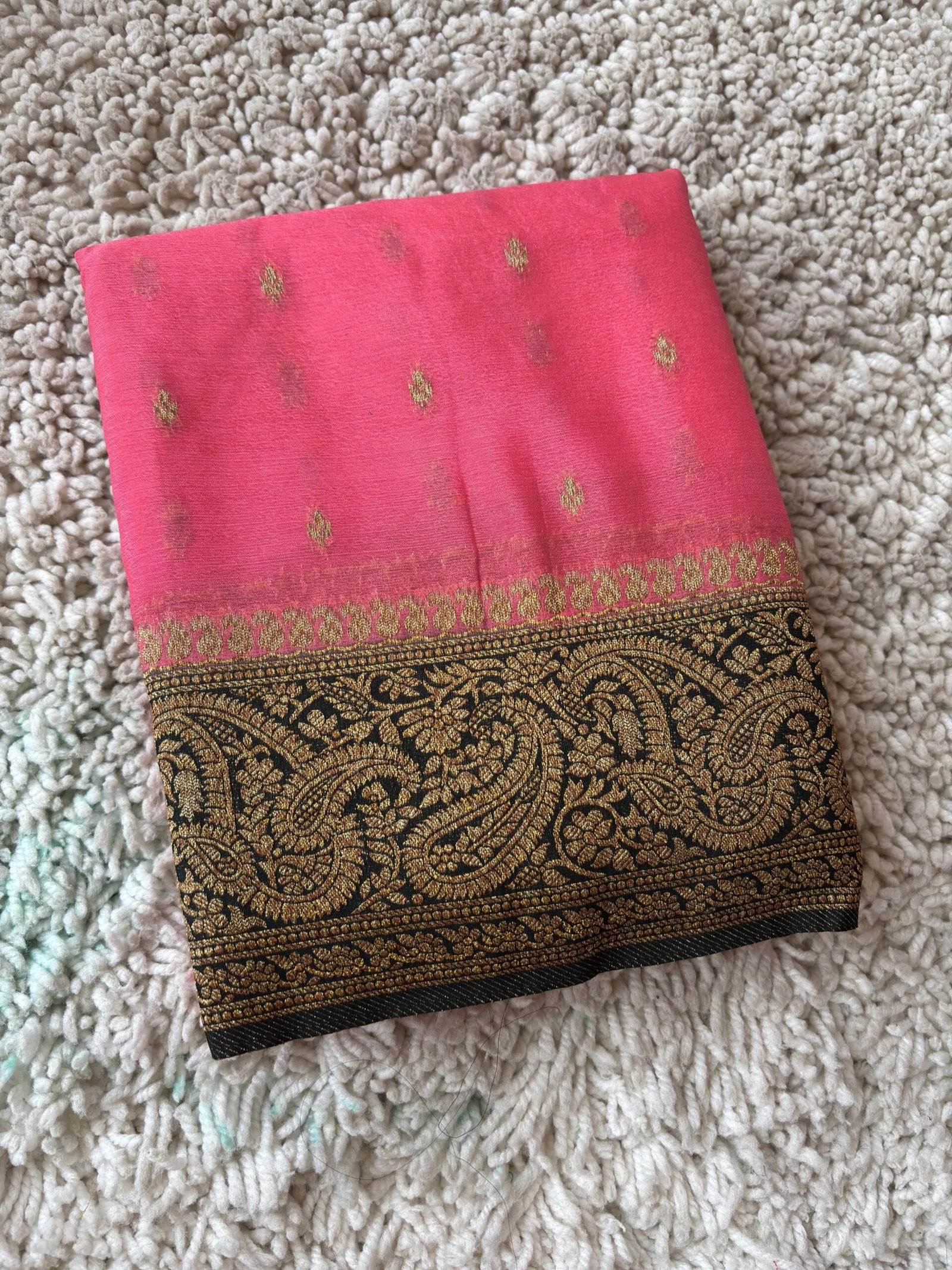 Banaras Khadi Georgette Saree