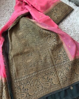 Banaras Khadi Georgette Saree