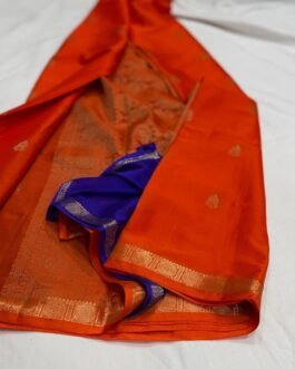 Semi Mysore Crepe Silk saree