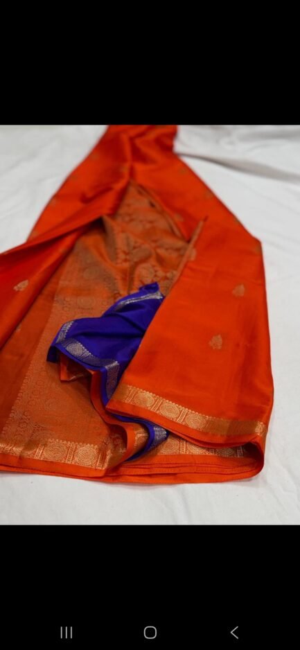 Semi Mysore Crepe Silk saree