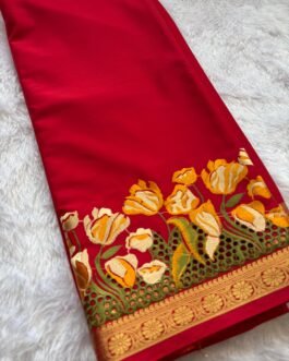 Semi Mysore Crepe Silk Sarees