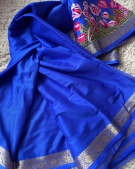 Semi Mysore Crepe Silk Sarees