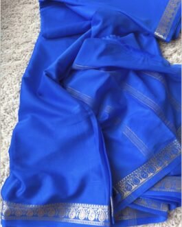 Semi Mysore Crepe Silk Sarees