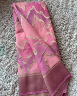 Banaras Georgette Leheriya Design Sarees