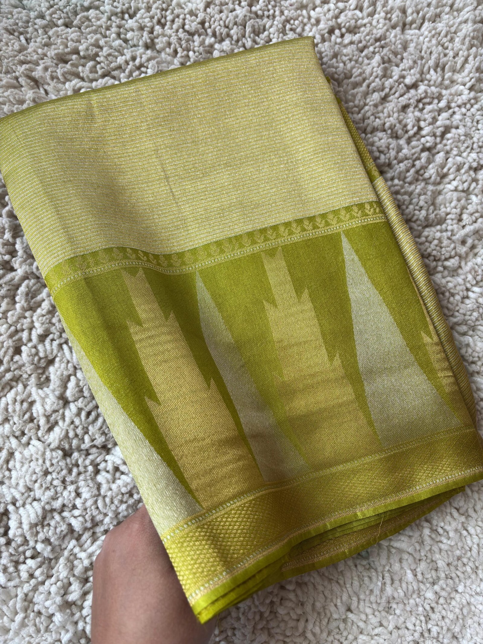 Temple Border Tissue Silks