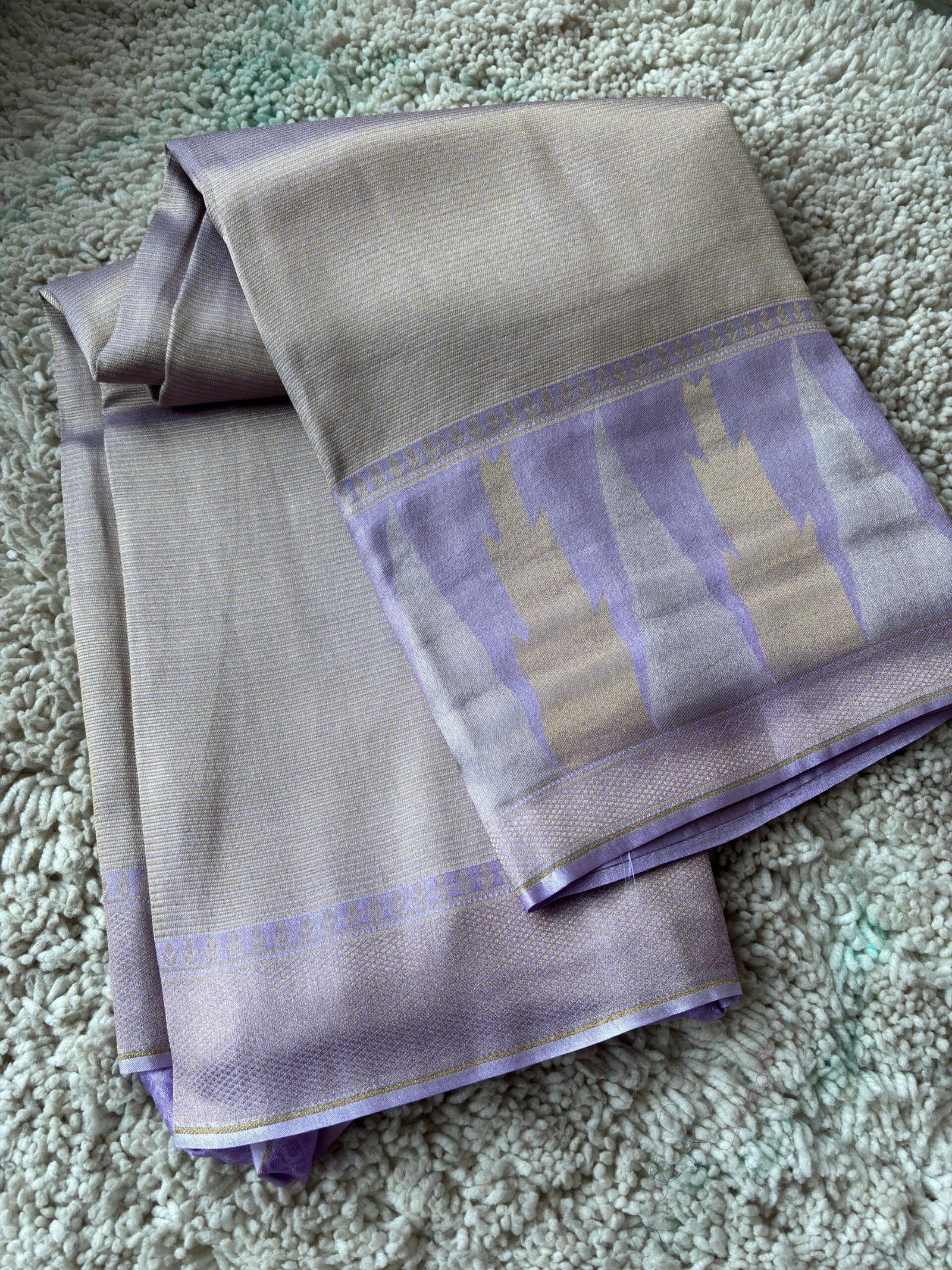 Temple Border Tissue Silks