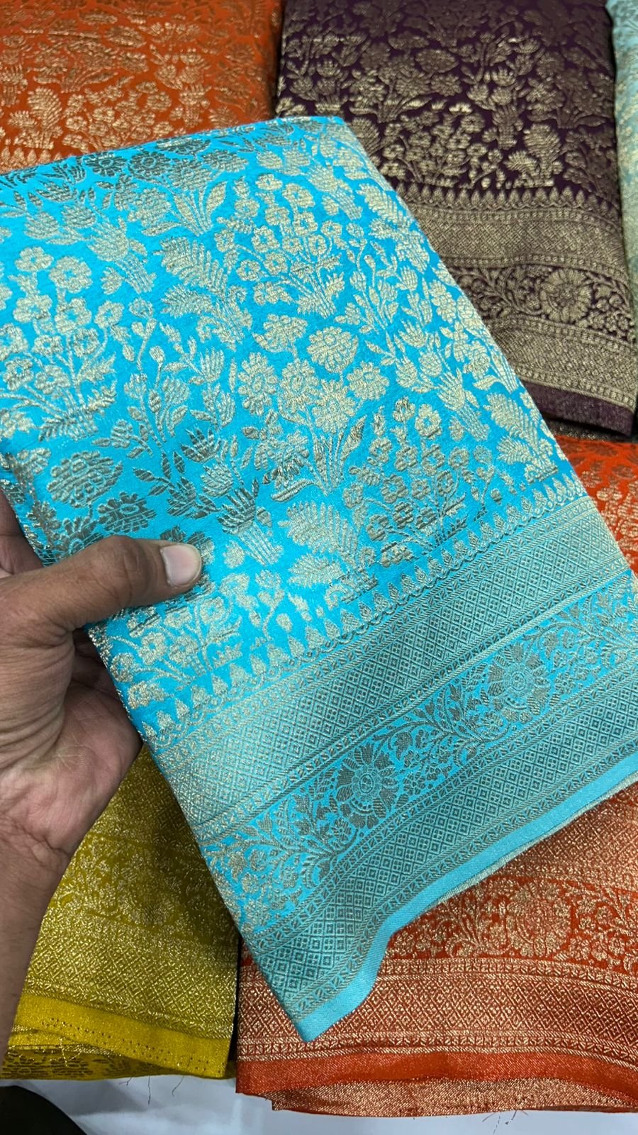Chinnon Brocade  Sarees