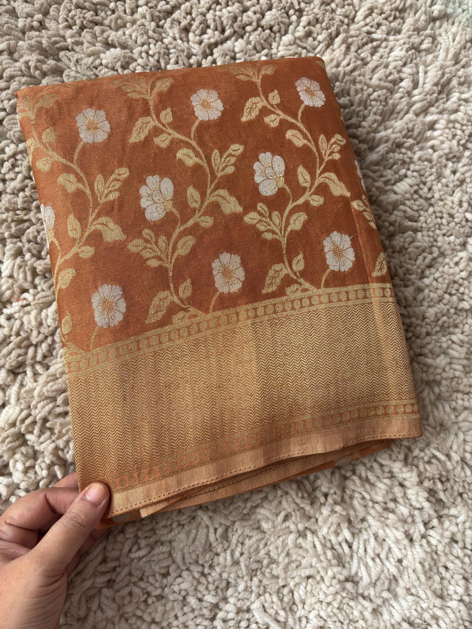 Georgette Jaal Crush Saree